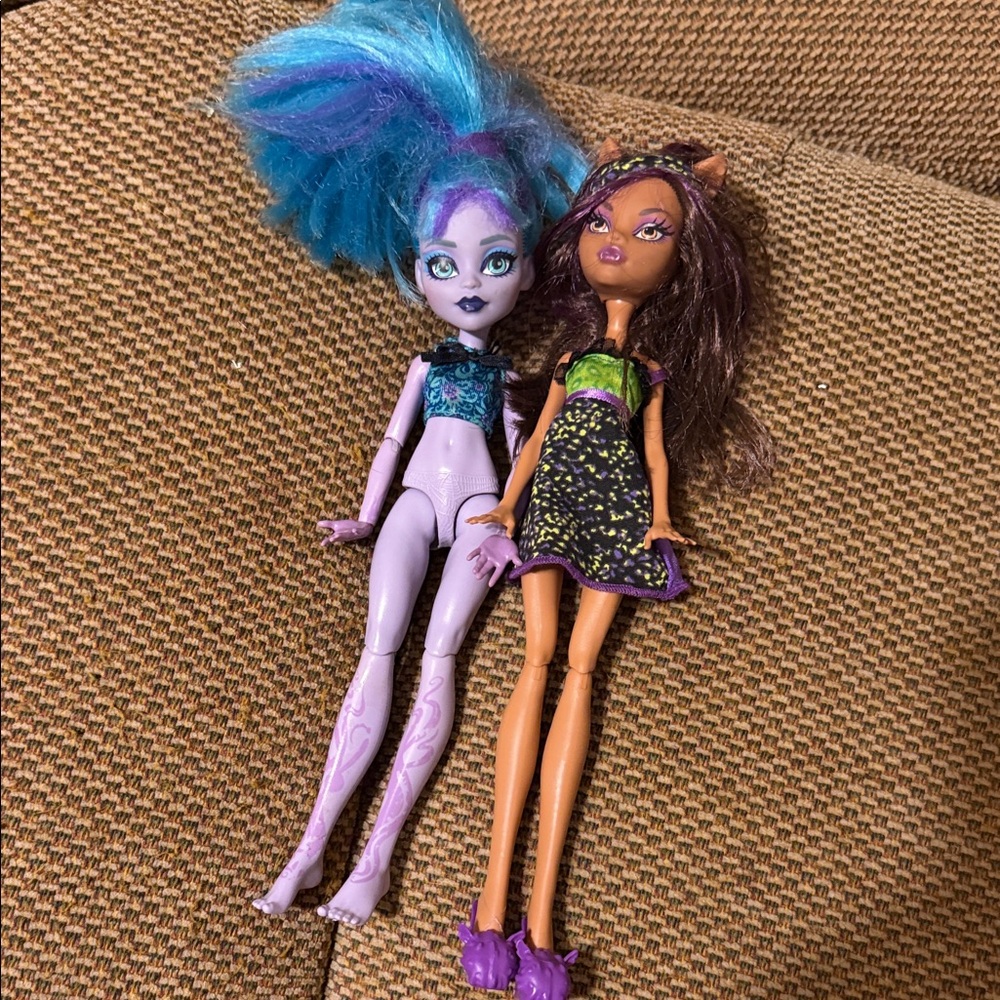 Monster high Purple and Brown Fashion Dolls -